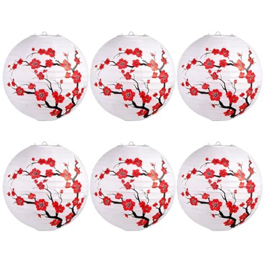 6Pack Chinese New Year Decorat - огляд і ціна Japanese Lantern Paper